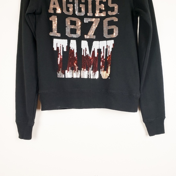 A&M Aggies TAMU 1876 Sequin Embellished Sw… - Picture 6 of 7